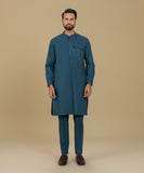 Textured Cotton Suit