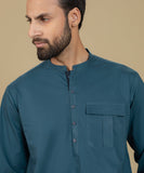 Textured Cotton Suit