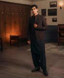 Embroidered Luxury Wool Prince Coat