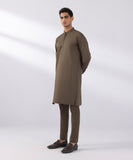 Embroidered Cotton Dobby Suit