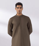 Embroidered Cotton Dobby Suit