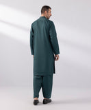 Embroidered Cotton Dobby Suit