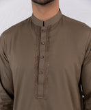 Embroidered Egyptian Cotton Suit