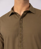 Embroidered Wash & Wear Suit