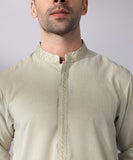 Embroidered Wash & Wear Suit