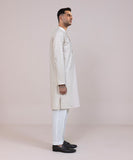 Schiffli Embroidered Cotton Kurta