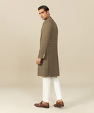 Embroidered Cotton Schiffli Sherwani