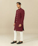 Embroidered Cotton Schiffli Sherwani