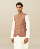 Embroidered Jamawar Waistcoat