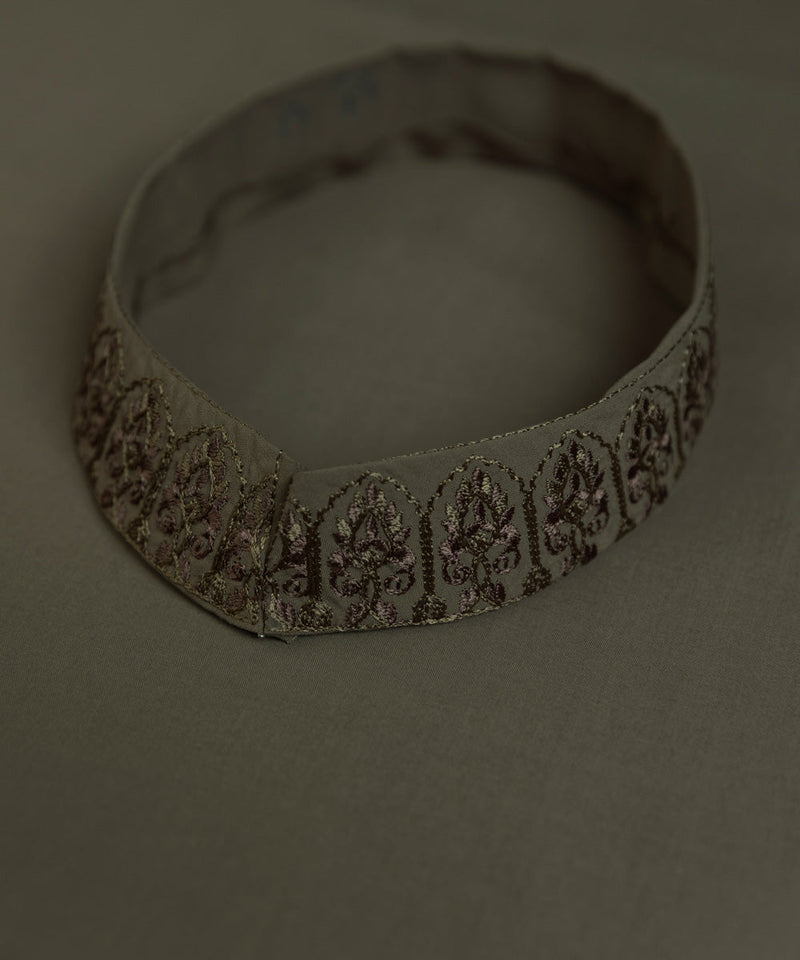 Embroidered Wash & Wear Suit