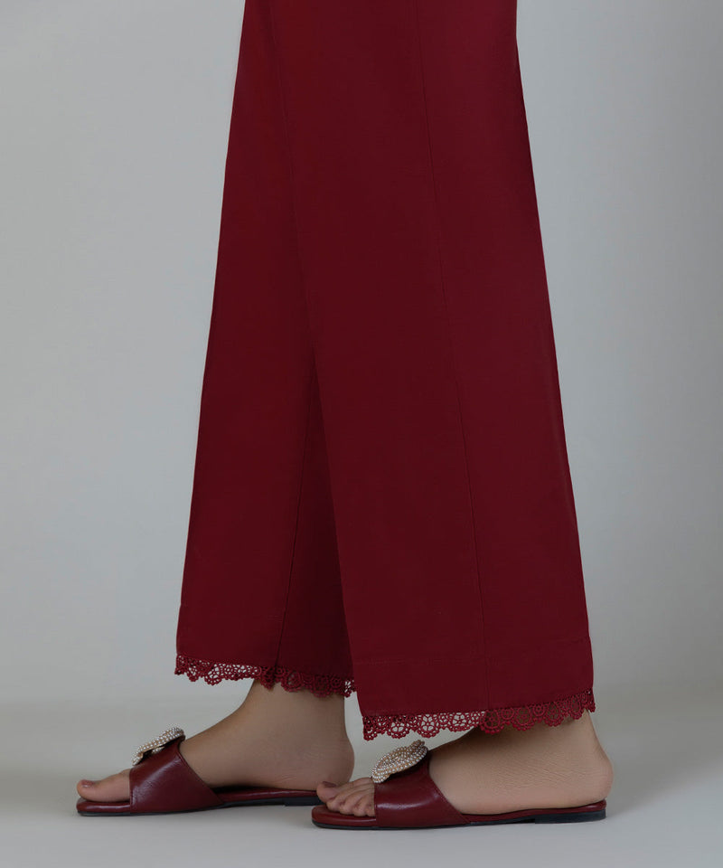 Cambric Straight Pants