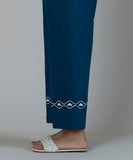 Embroidered Cambric Straight Pants