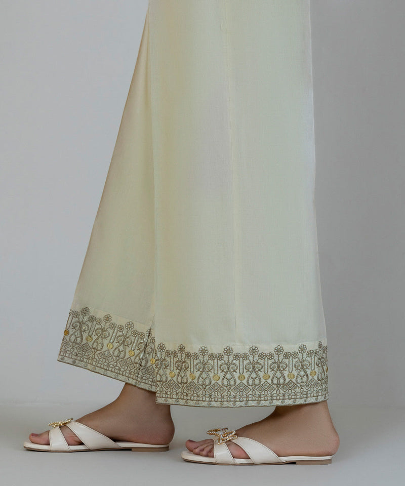 Embroidered Cambric Culottes