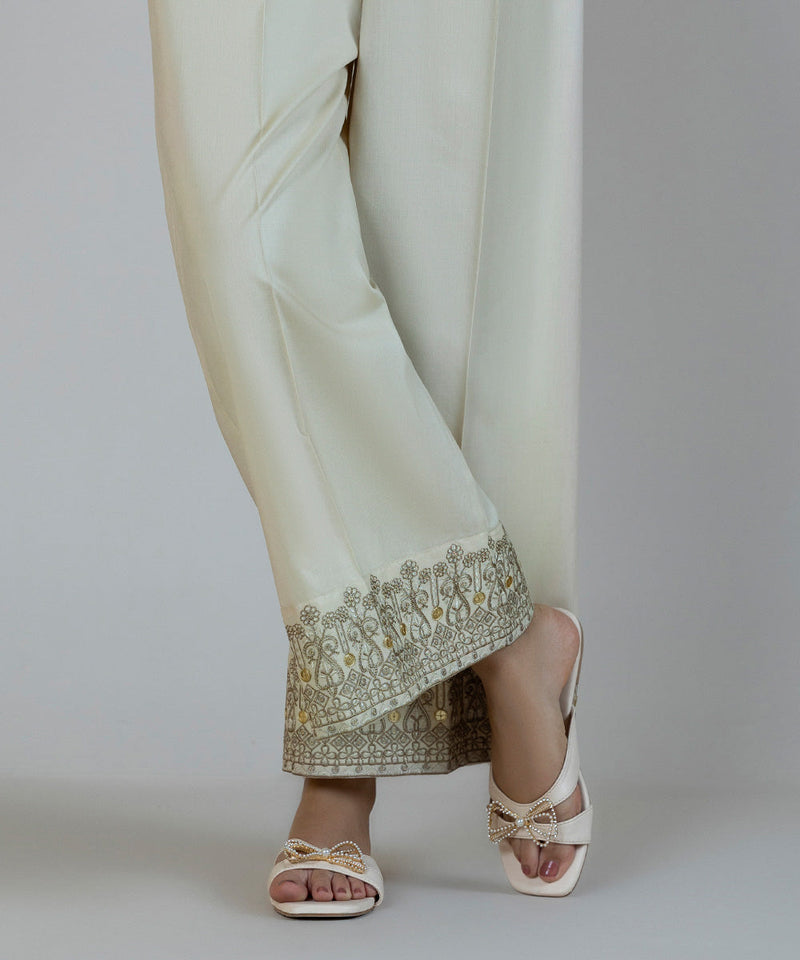 Embroidered Cambric Culottes