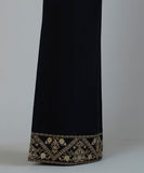 Embroidered Cambric Flared Pants