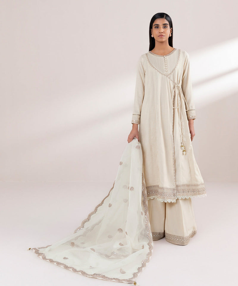 Embroidered Organza Dupatta