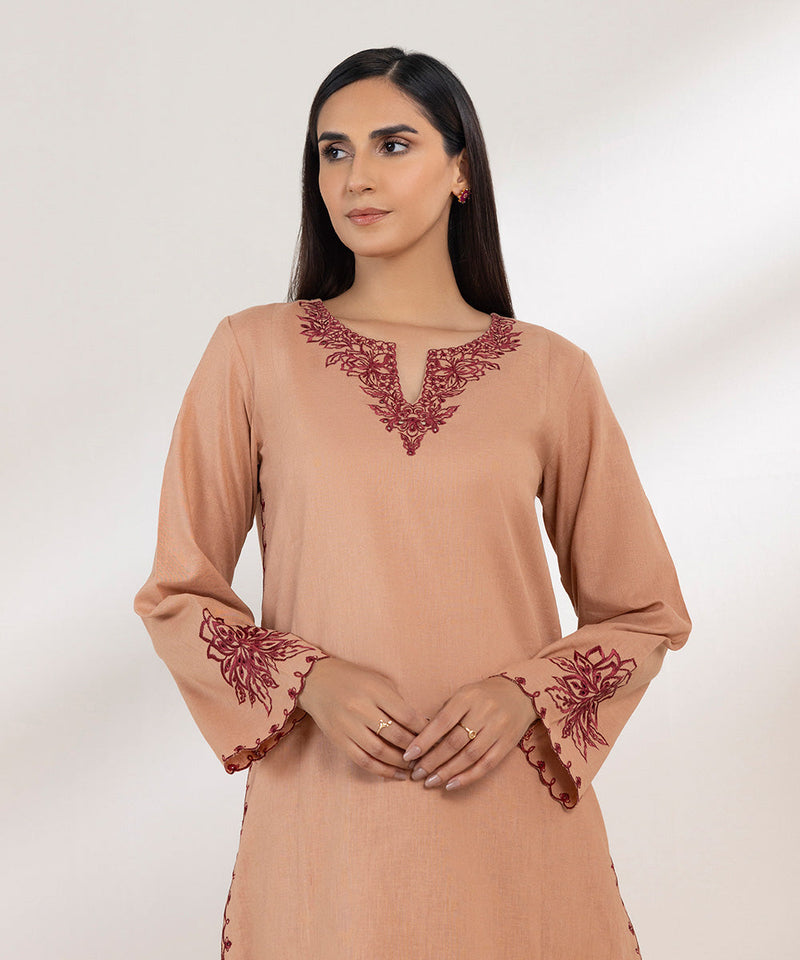 Embroidered Cotton Linen Shirt