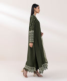 3 Piece - Embroidered Raw Silk Suit