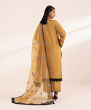 3 Piece - Embroidered Raw Silk Suit