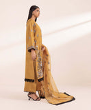 3 Piece - Embroidered Raw Silk Suit