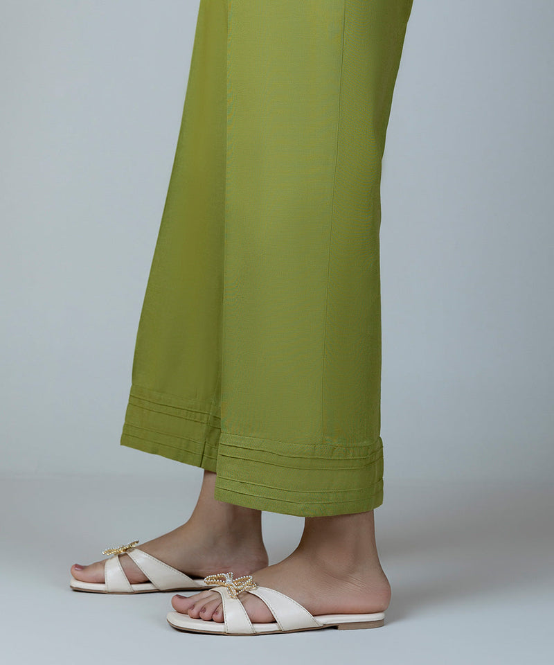 Cotton Linen Straight Pants