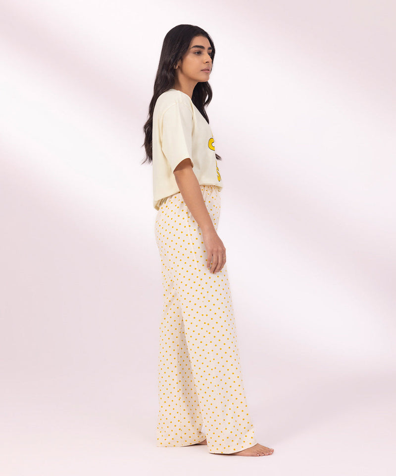 Printed Jersey Trousers