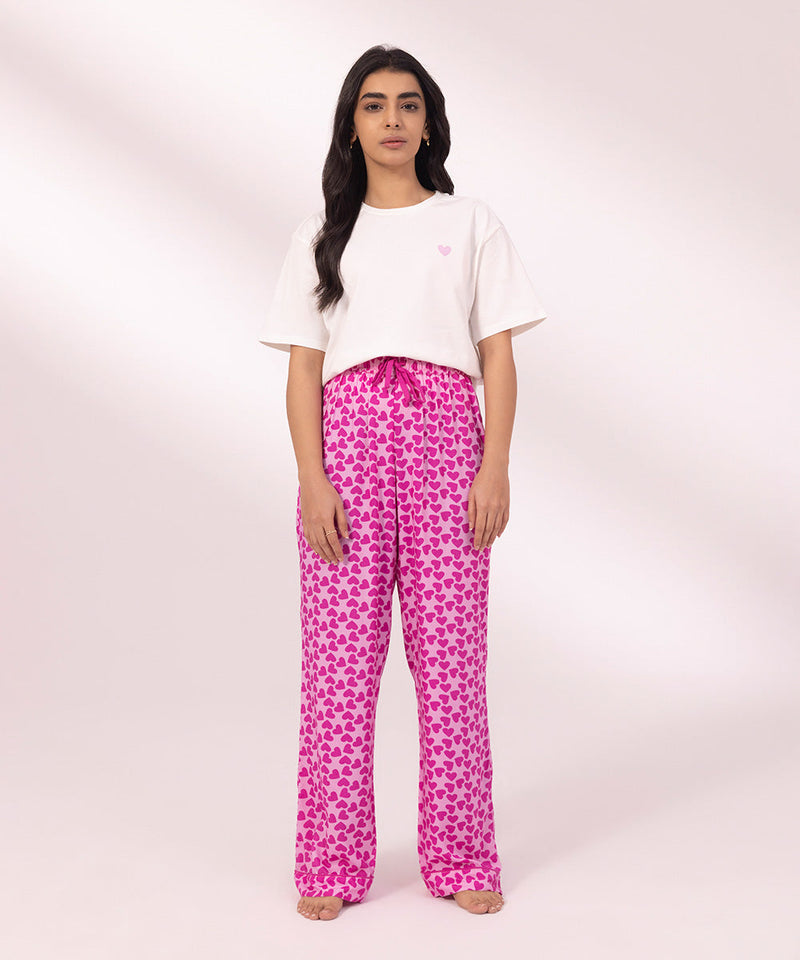 Printed Viscose Trousers