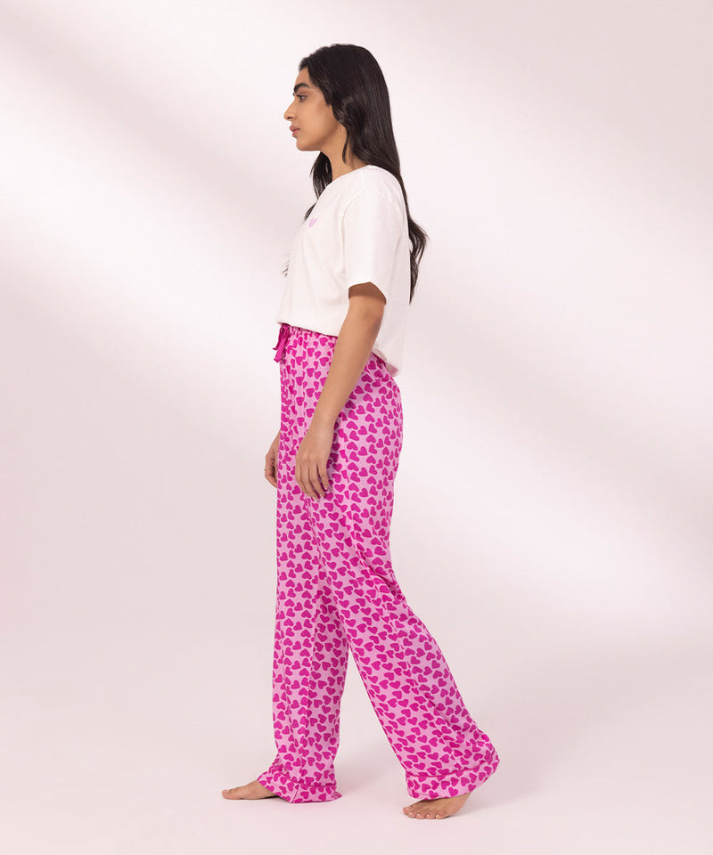 Printed Viscose Trousers