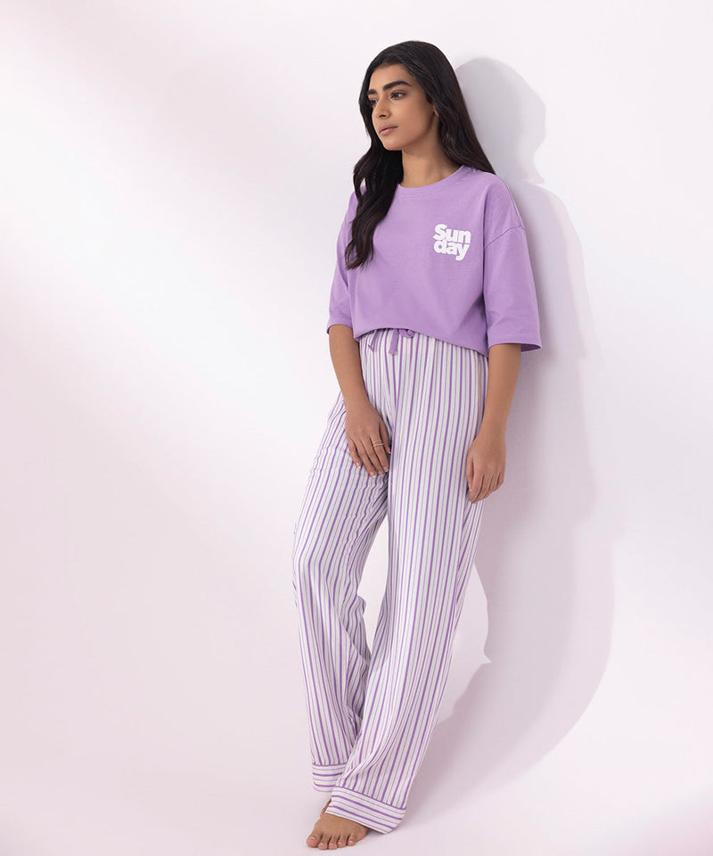 Printed Viscose Trousers