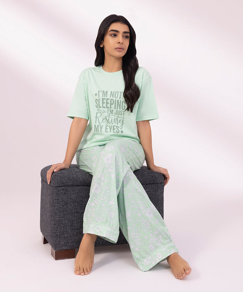 Printed Viscose Trousers