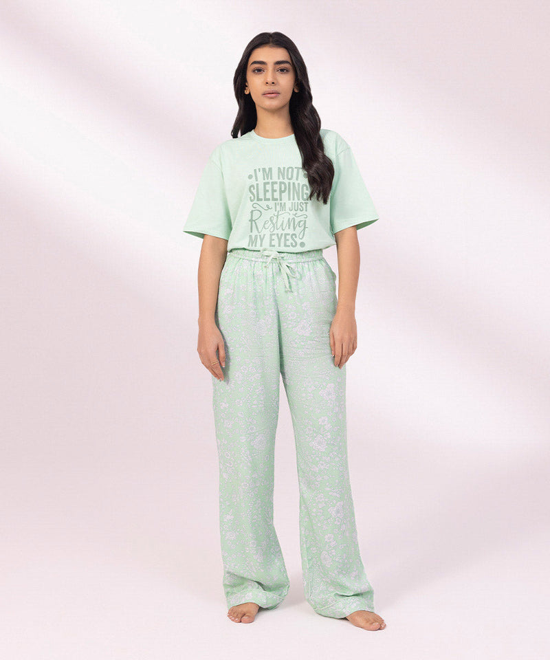 Printed Viscose Trousers