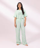 Printed Viscose Trousers