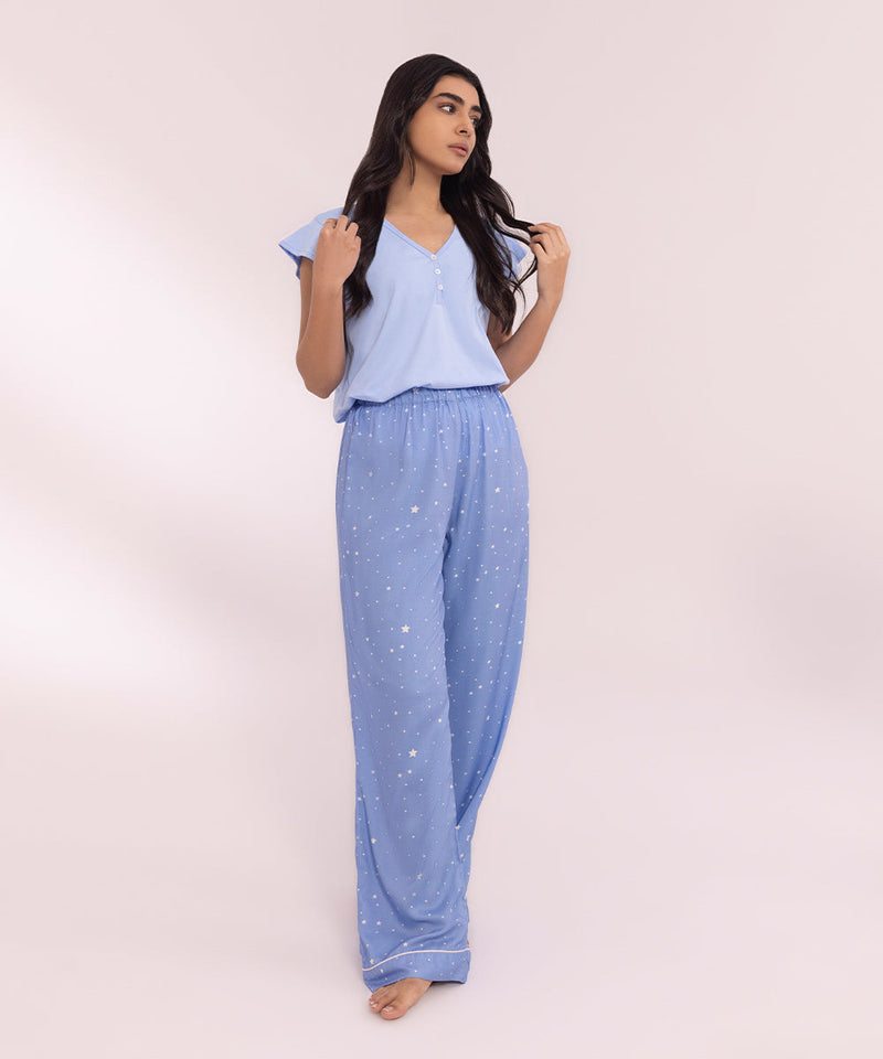 Printed Viscose Trousers