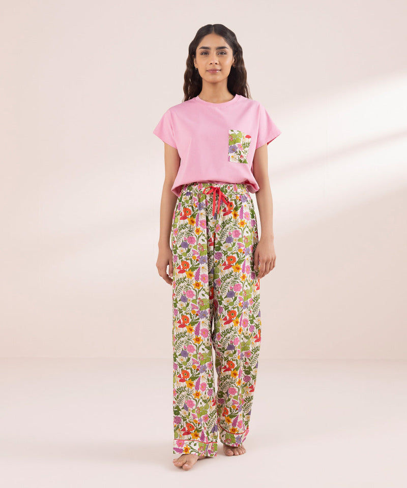 Printed Viscose Trousers