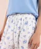 Printed Cotton Trousers