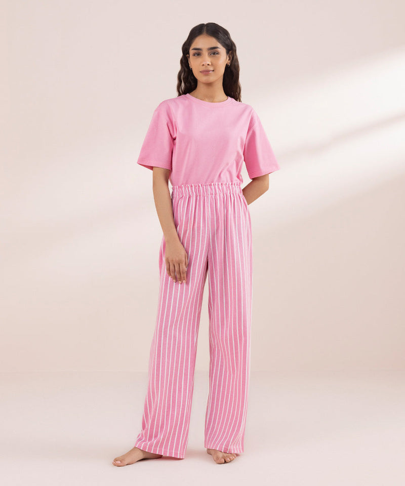 Striped Cotton Trousers