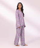 Floral Printed Viscose Pj Set