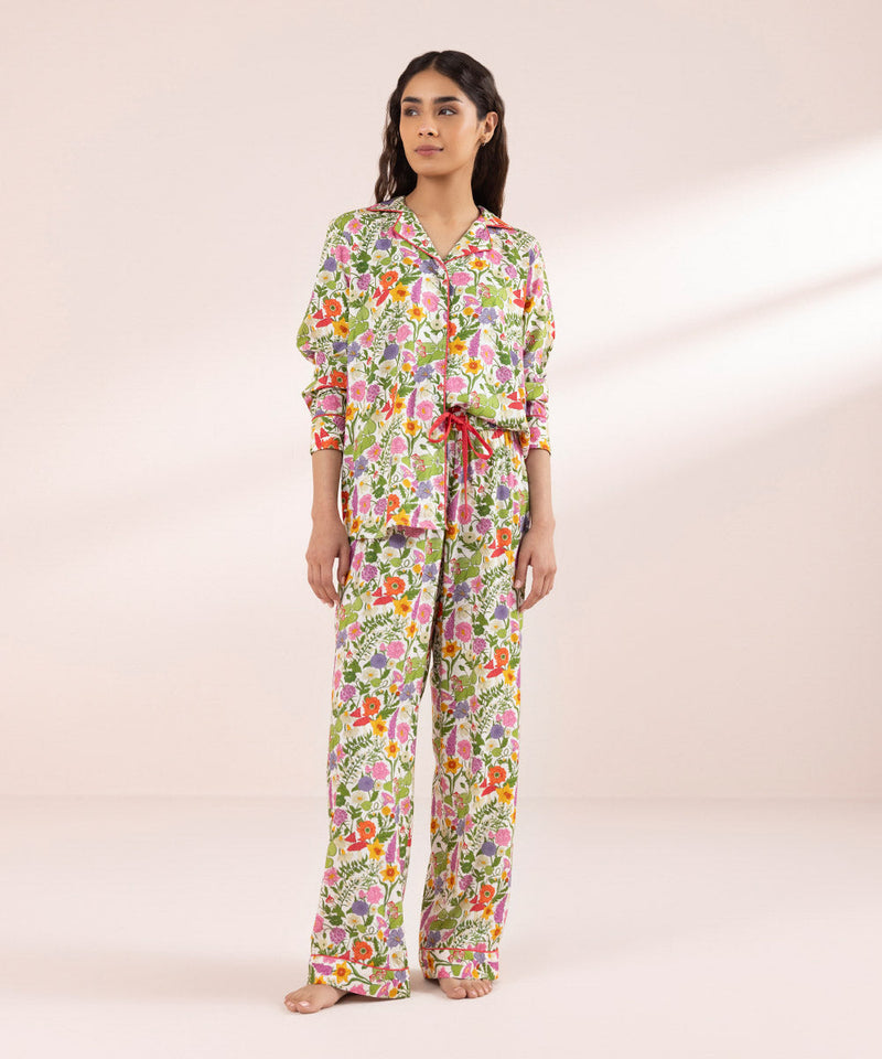 Printed Viscose PJ Set