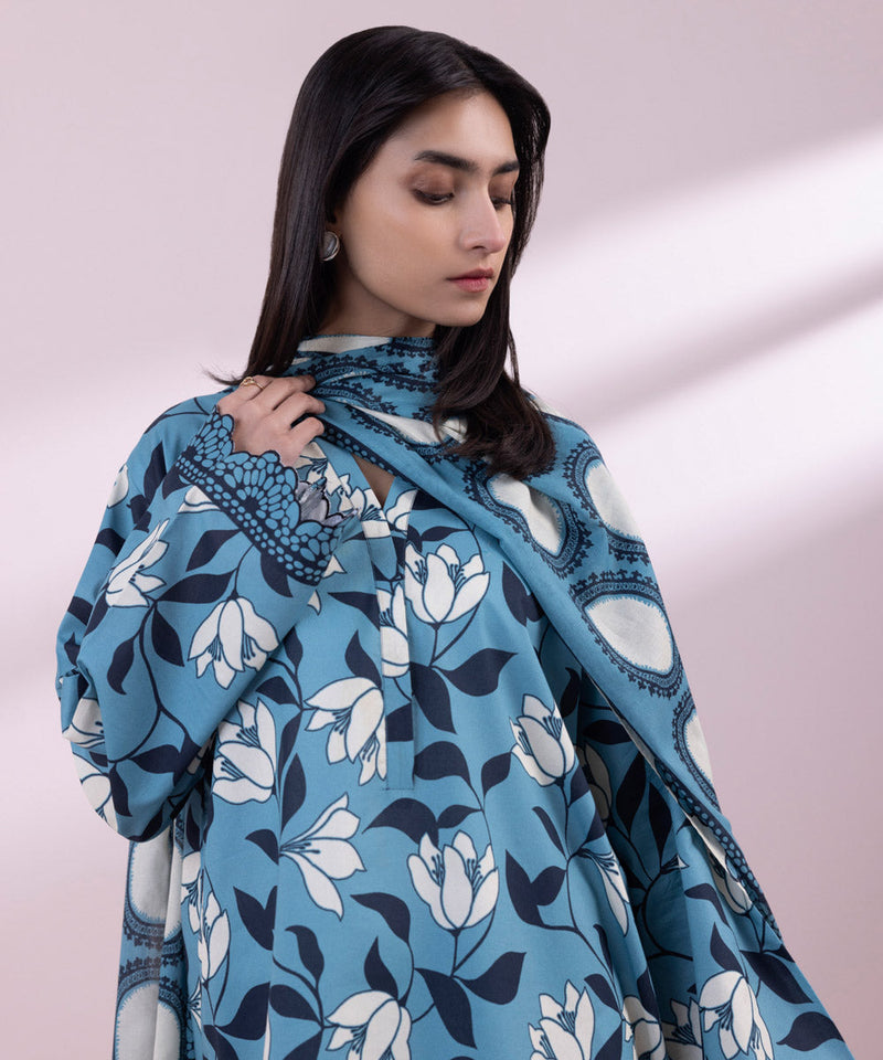 3 Piece - Printed Lawn Suit