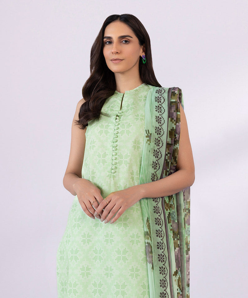 3 Piece - Printed Lawn Suit