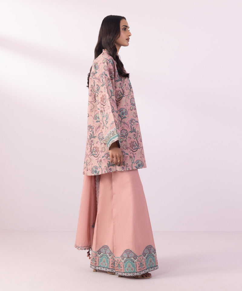 Cambric Boot-cut Pants