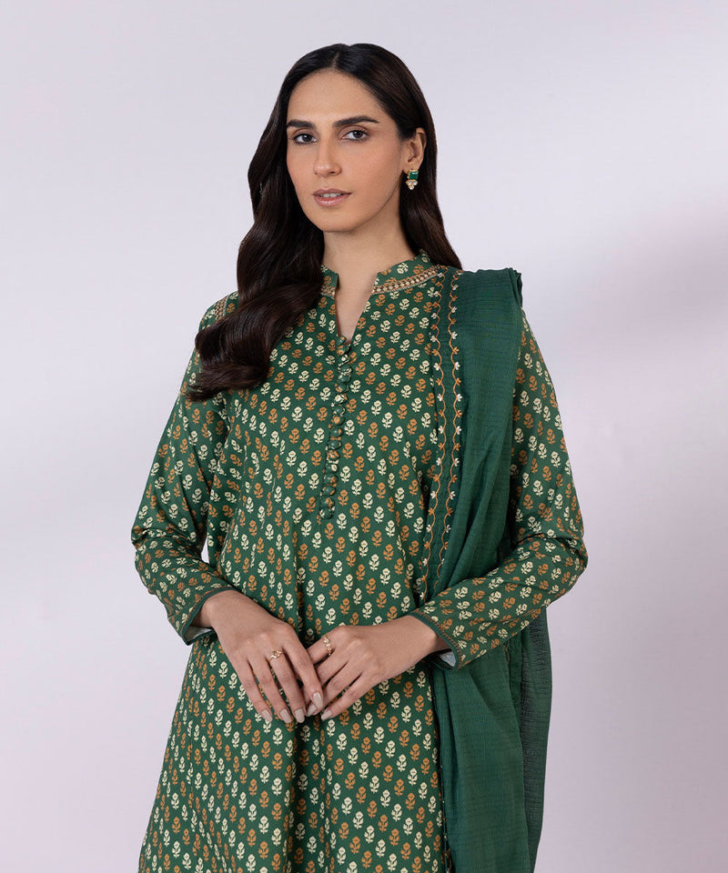 3 Piece - Embroidered Lawn Suit