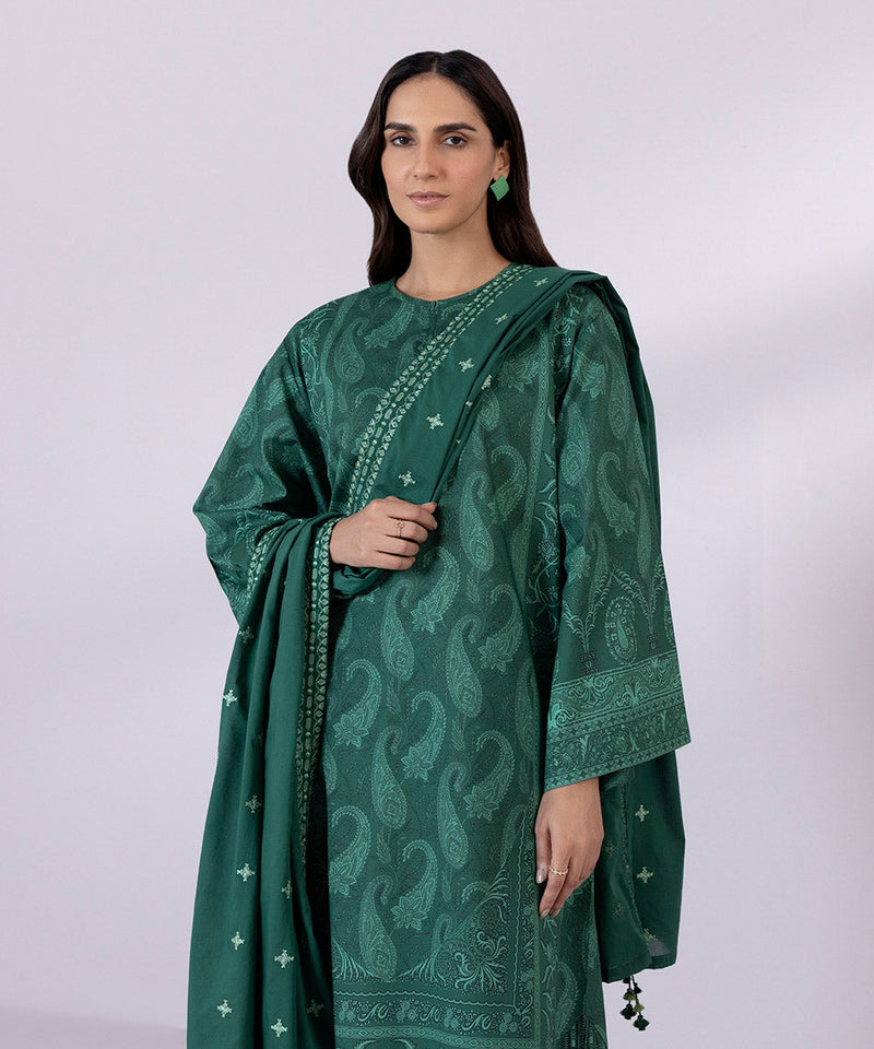 3 Piece - Embroidered Lawn Suit