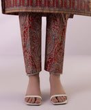 Printed Cambric Cigarette Pants