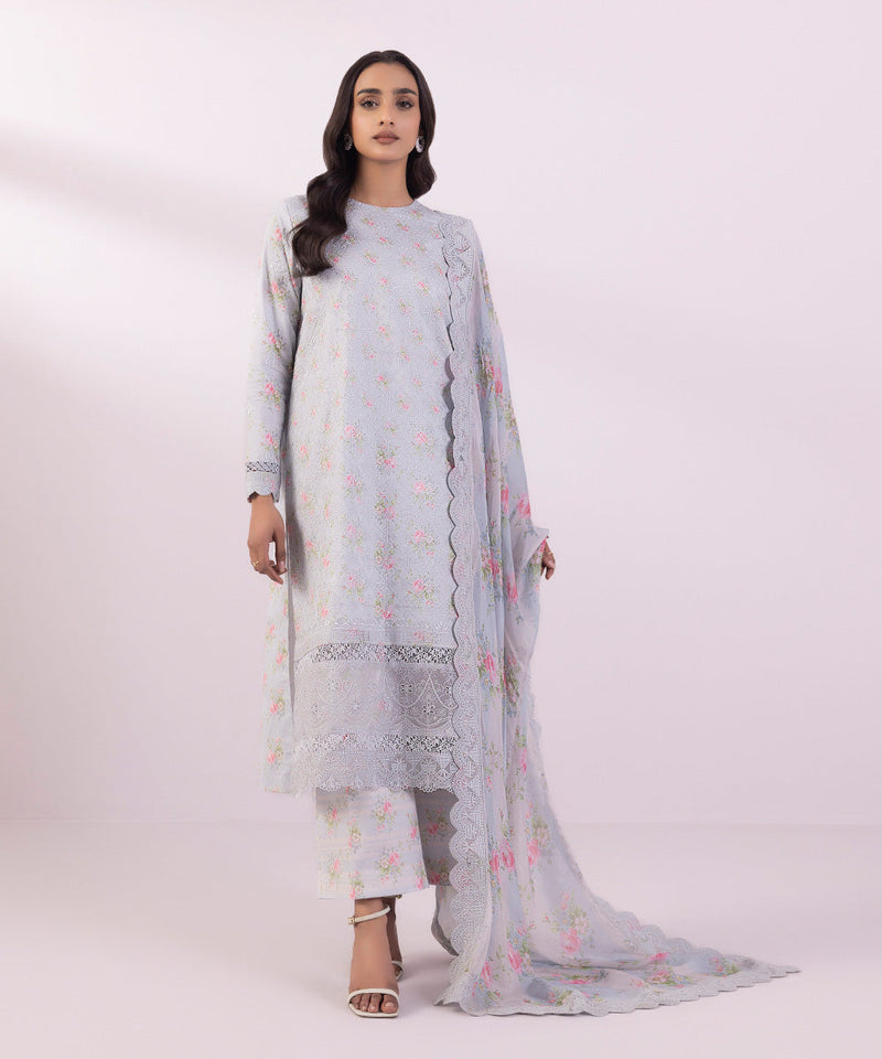 Embroidered Tissue Dupatta