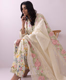 Embroidered Cotton Satin Shirt