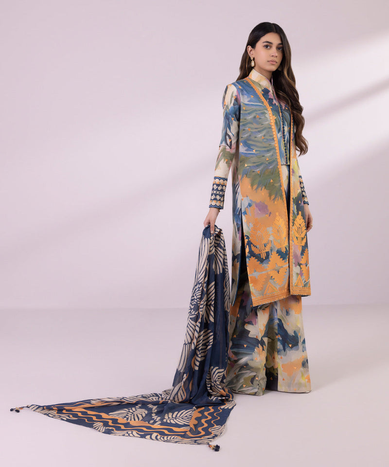 3 Piece - Embroidered Lawn Suit
