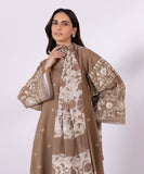 3 Piece - Embroidered Dobby Suit