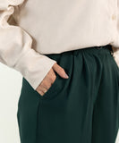 Trousers In Drapey Fabric