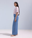 Wide Leg Denim Trousers